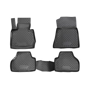 BMW X3 Floor Mats - Omac - Rubber TPE - Black - '11-'17